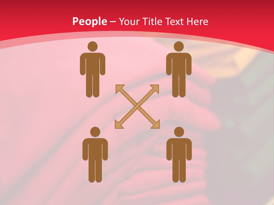 Material Merchandise Red PowerPoint Template