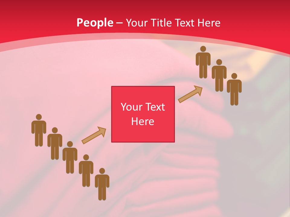 Material Merchandise Red PowerPoint Template