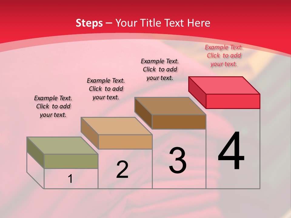 Material Merchandise Red PowerPoint Template