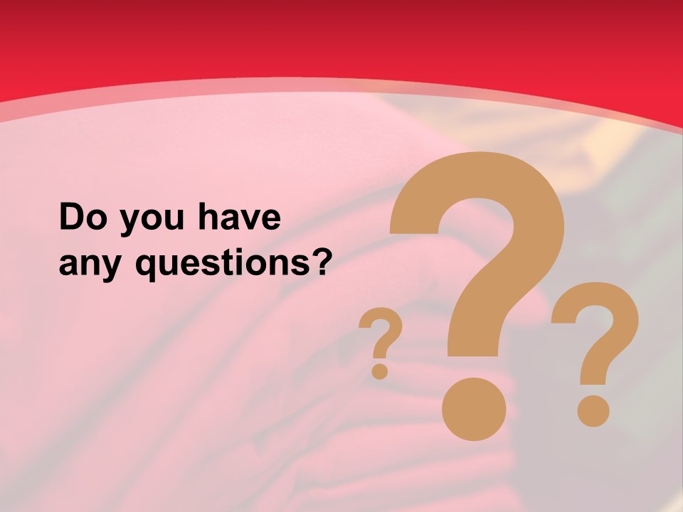 Material Merchandise Red PowerPoint Template