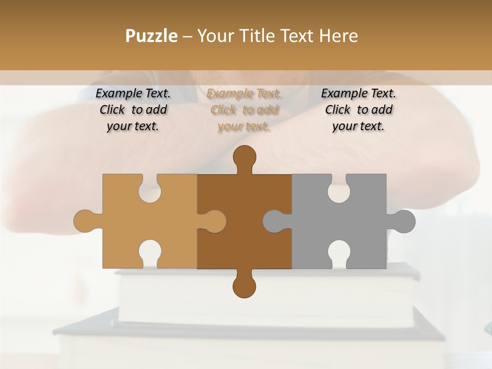 Yellow Children Isolated White Background PowerPoint Template