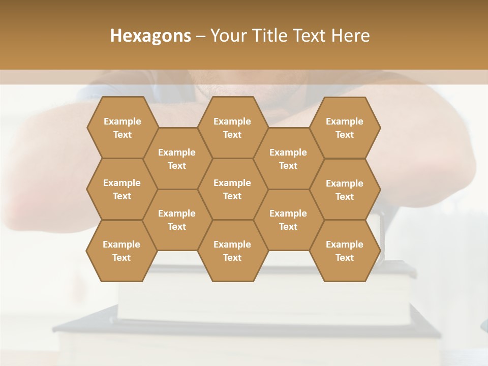 Yellow Children Isolated White Background PowerPoint Template