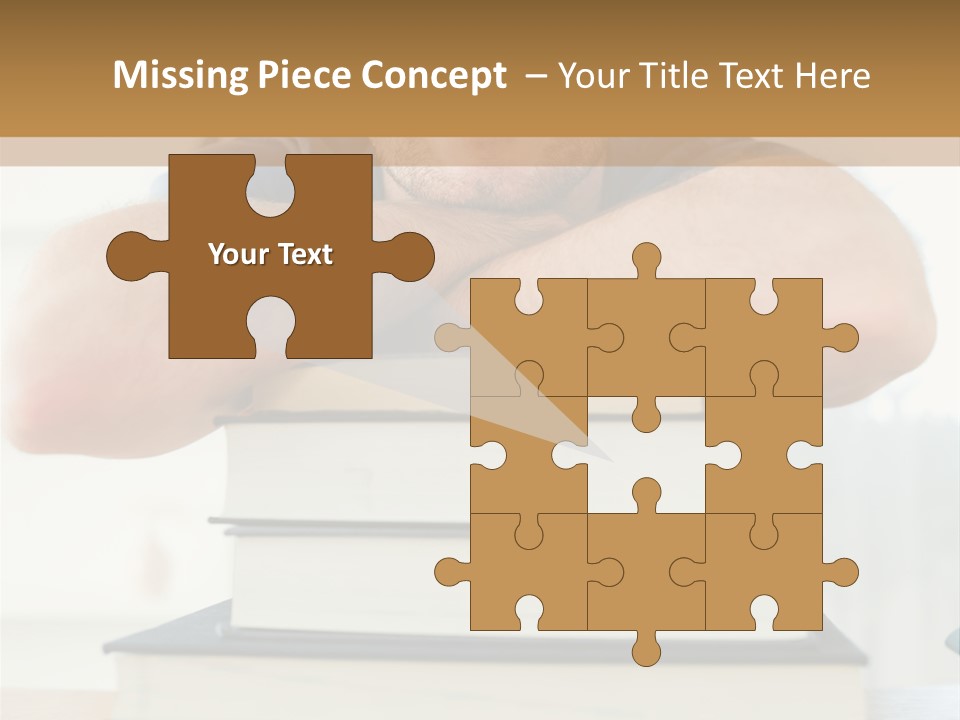 Yellow Children Isolated White Background PowerPoint Template