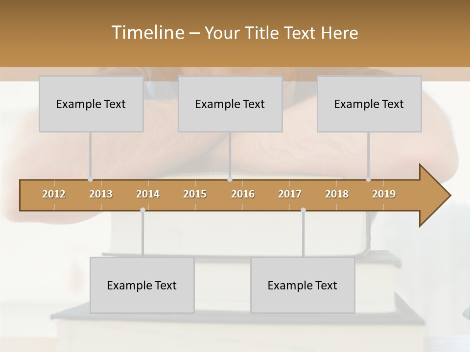 Yellow Children Isolated White Background PowerPoint Template