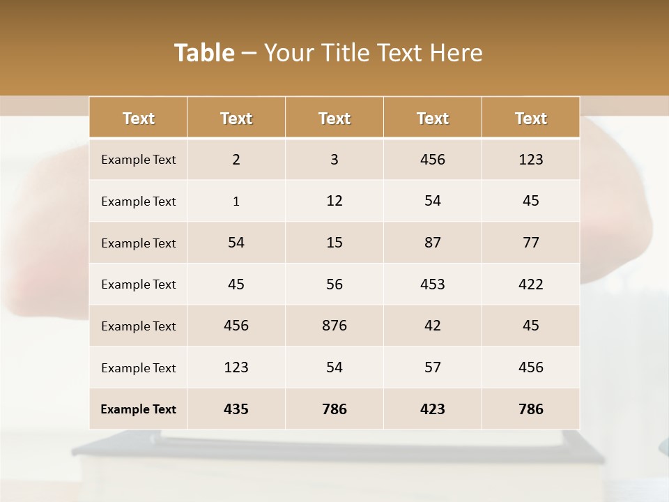 Yellow Children Isolated White Background PowerPoint Template