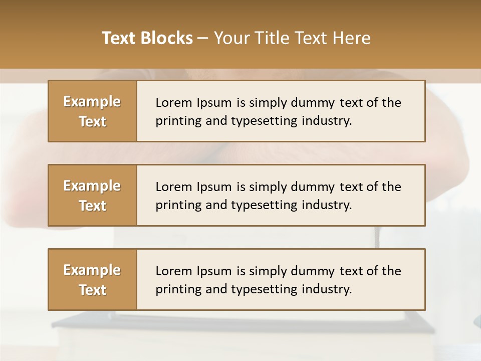 Yellow Children Isolated White Background PowerPoint Template