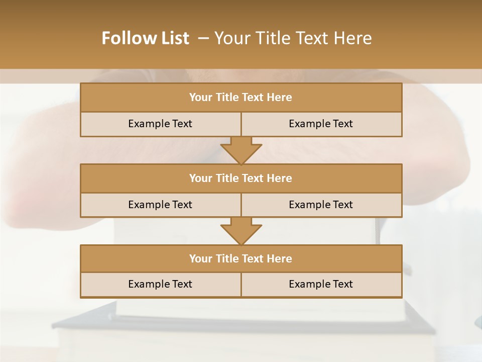 Yellow Children Isolated White Background PowerPoint Template