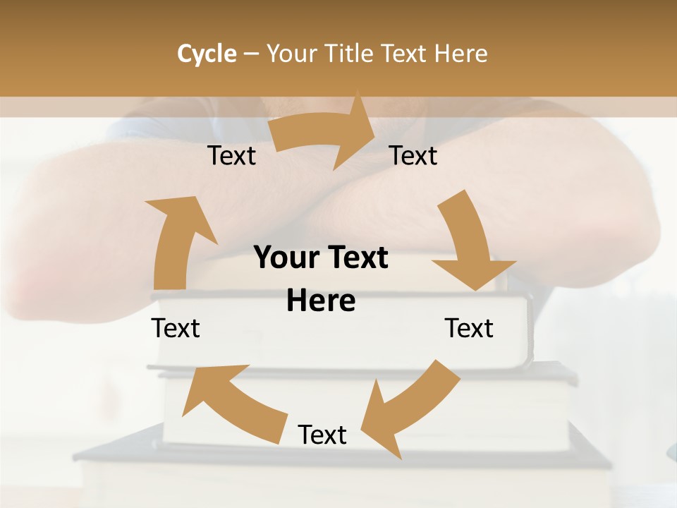 Yellow Children Isolated White Background PowerPoint Template