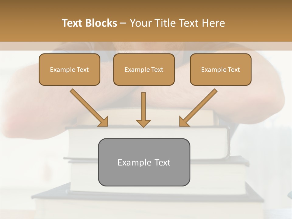 Yellow Children Isolated White Background PowerPoint Template