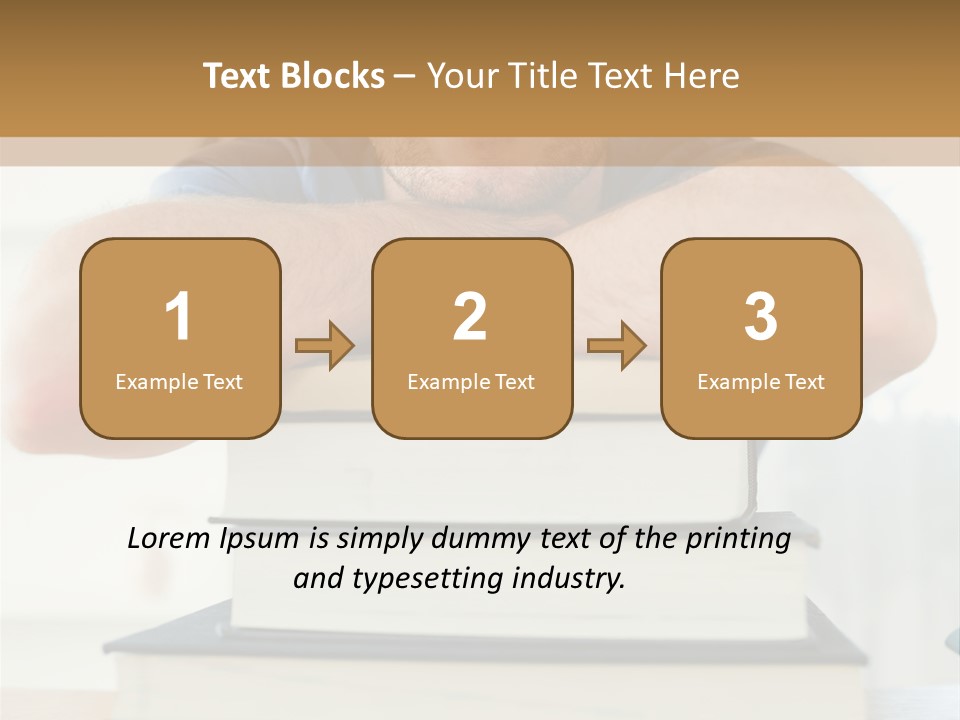 Yellow Children Isolated White Background PowerPoint Template