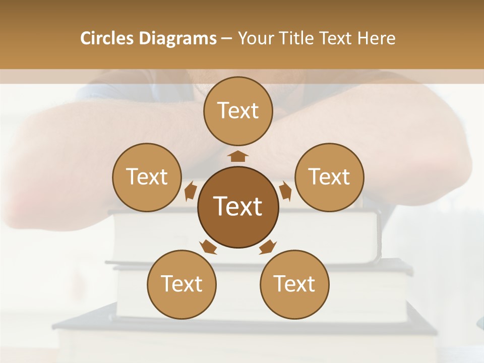 Yellow Children Isolated White Background PowerPoint Template