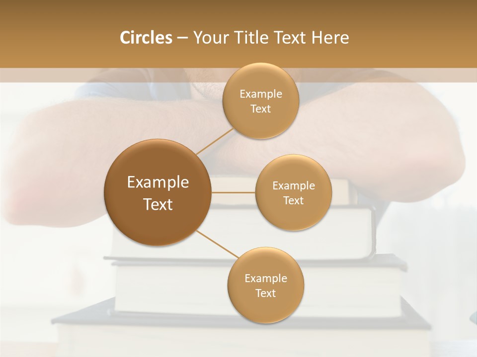 Yellow Children Isolated White Background PowerPoint Template