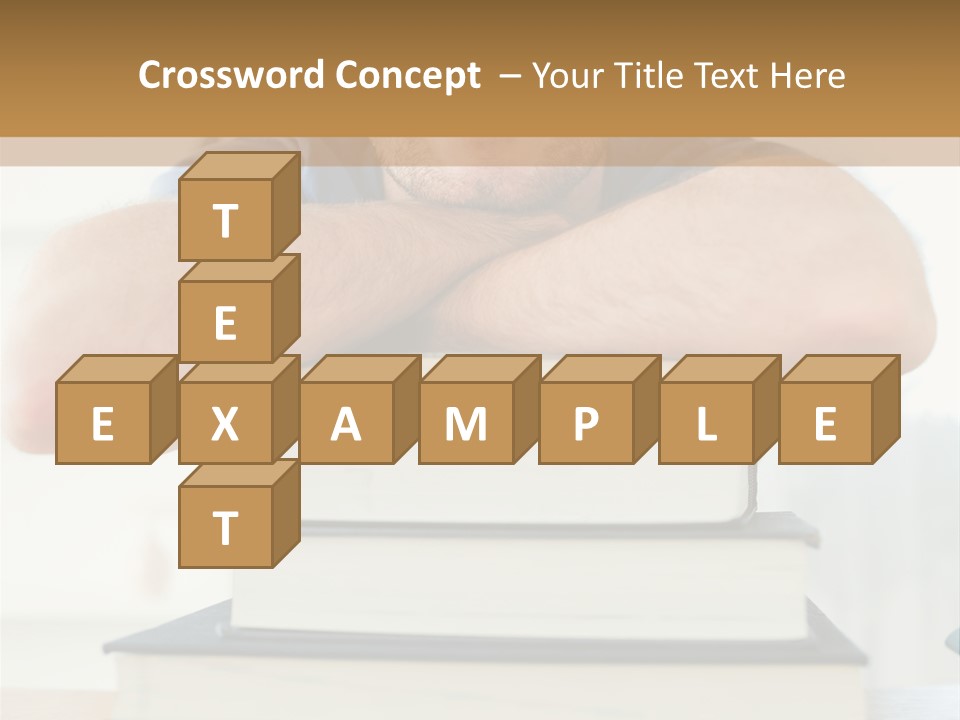 Yellow Children Isolated White Background PowerPoint Template