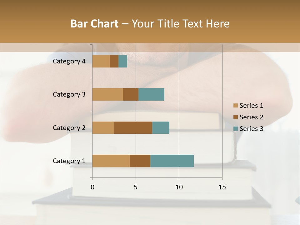 Yellow Children Isolated White Background PowerPoint Template