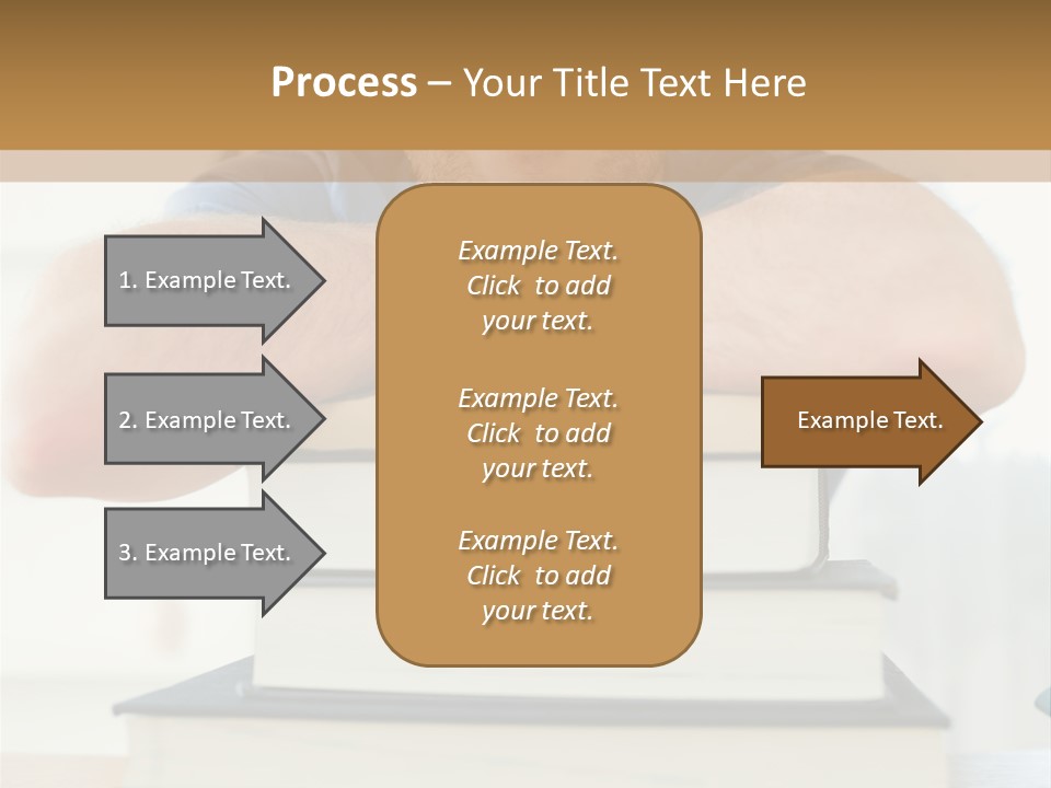 Yellow Children Isolated White Background PowerPoint Template