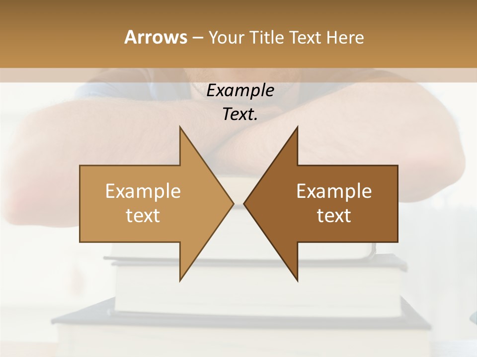 Yellow Children Isolated White Background PowerPoint Template