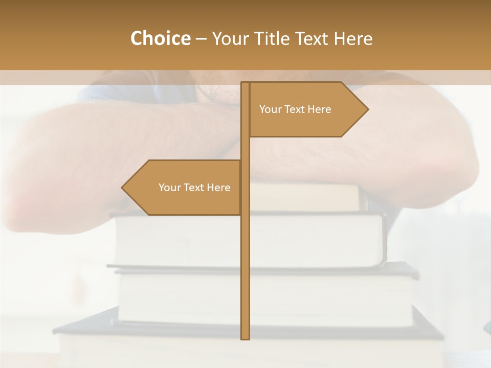 Yellow Children Isolated White Background PowerPoint Template