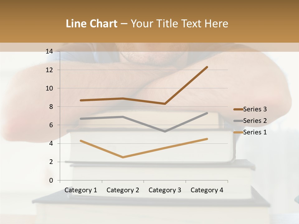 Yellow Children Isolated White Background PowerPoint Template