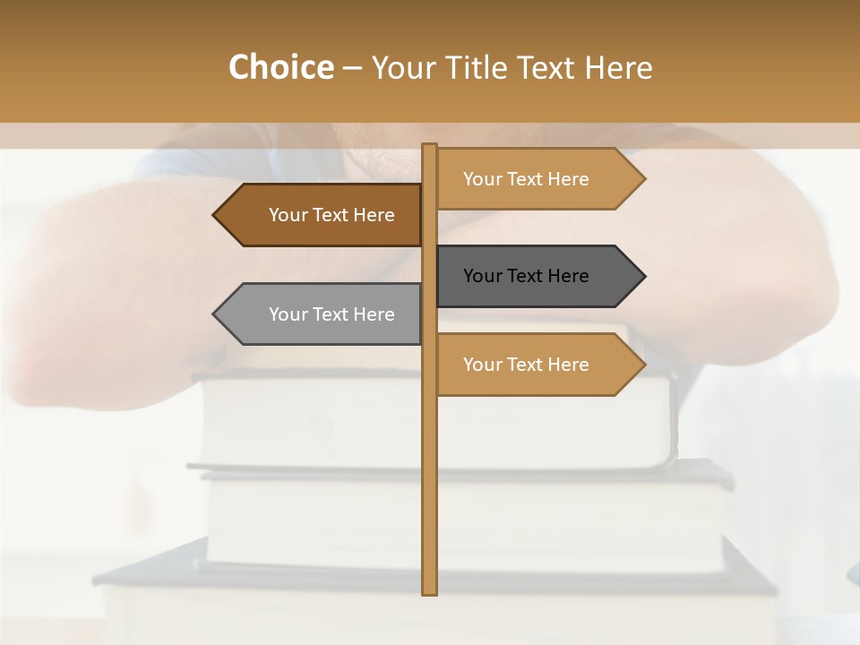 Yellow Children Isolated White Background PowerPoint Template