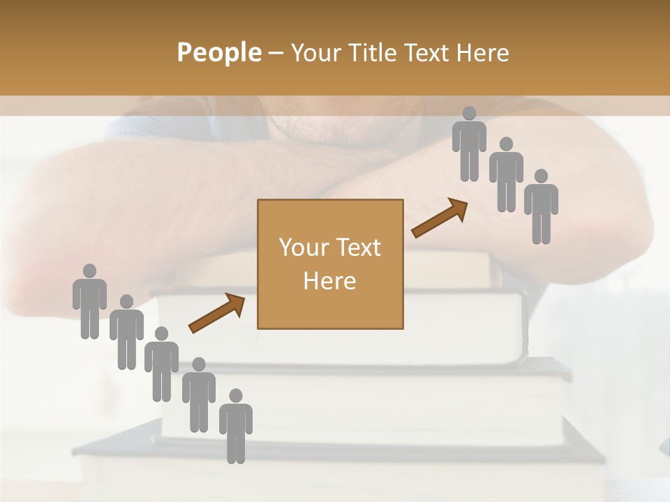 Yellow Children Isolated White Background PowerPoint Template