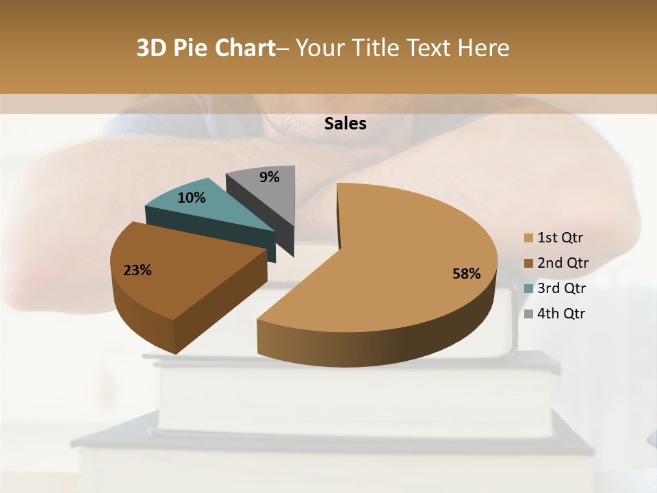 Yellow Children Isolated White Background PowerPoint Template
