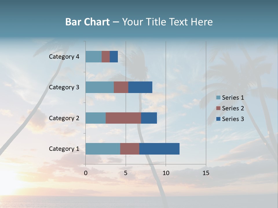 Season Sunrise Blue PowerPoint Template
