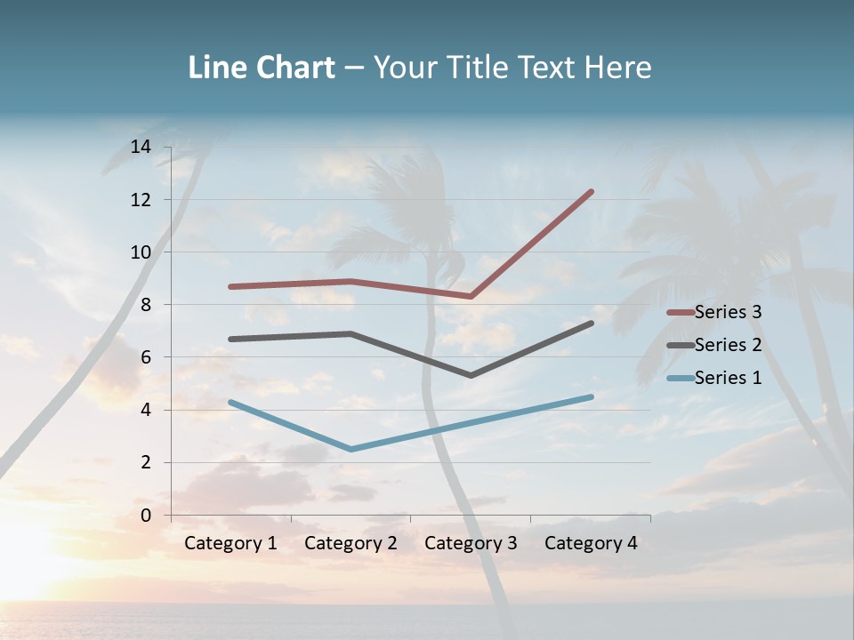 Season Sunrise Blue PowerPoint Template