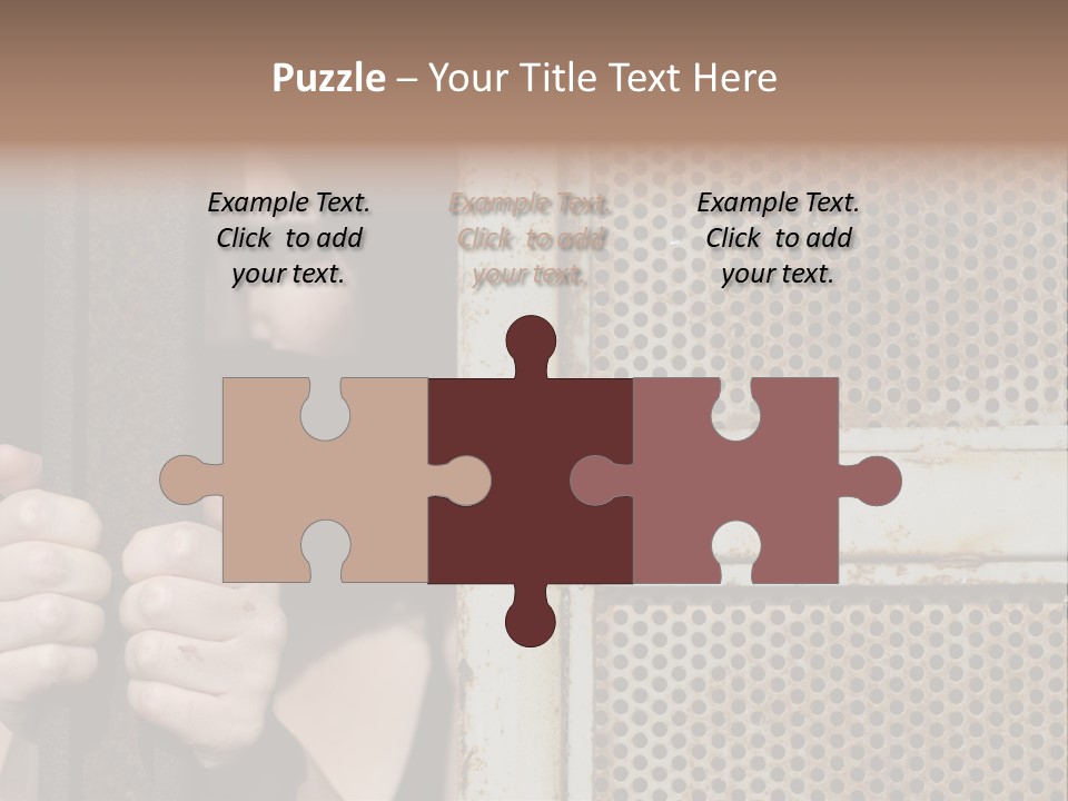 Terrorism Young Person PowerPoint Template