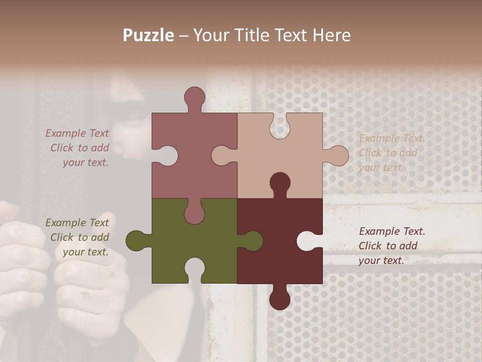 Terrorism Young Person PowerPoint Template
