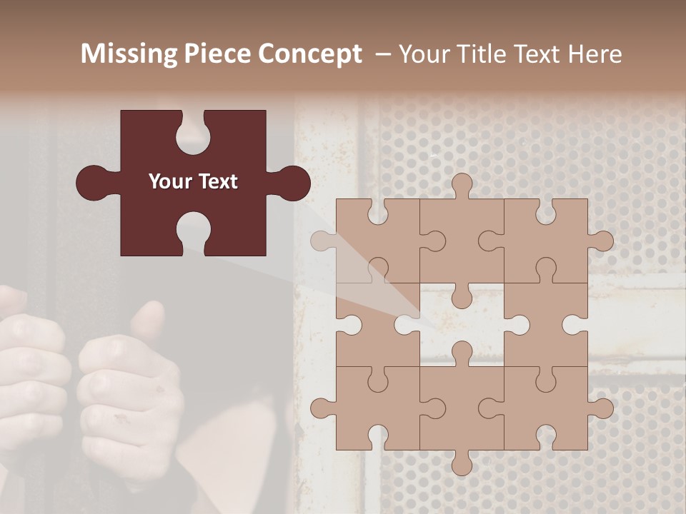 Terrorism Young Person PowerPoint Template