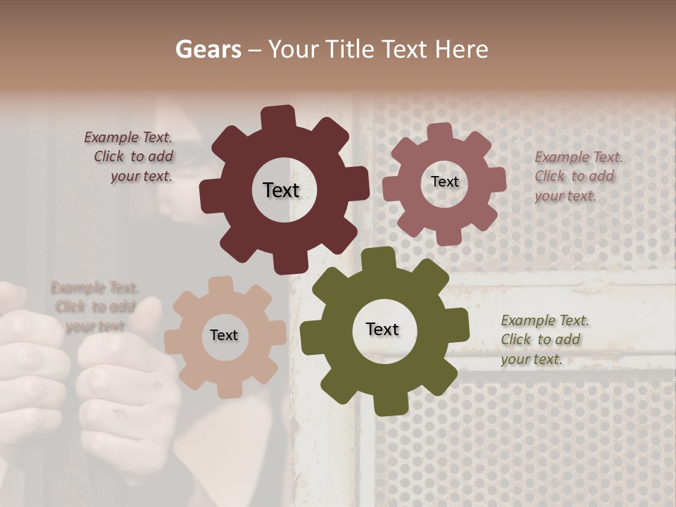 Terrorism Young Person PowerPoint Template