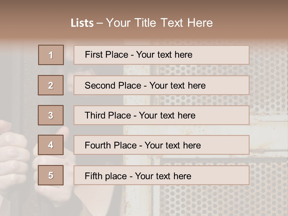 Terrorism Young Person PowerPoint Template