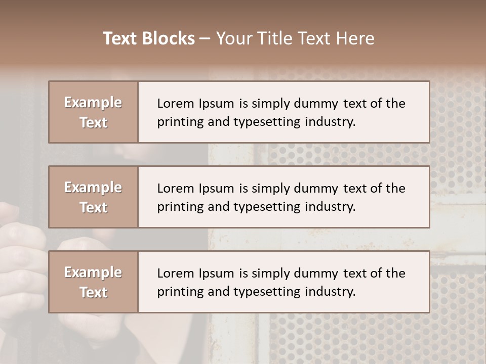 Terrorism Young Person PowerPoint Template