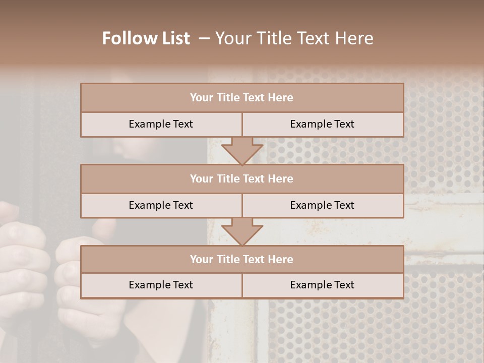 Terrorism Young Person PowerPoint Template