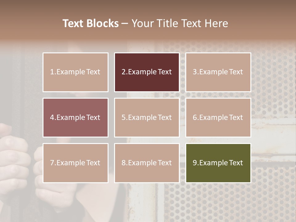 Terrorism Young Person PowerPoint Template