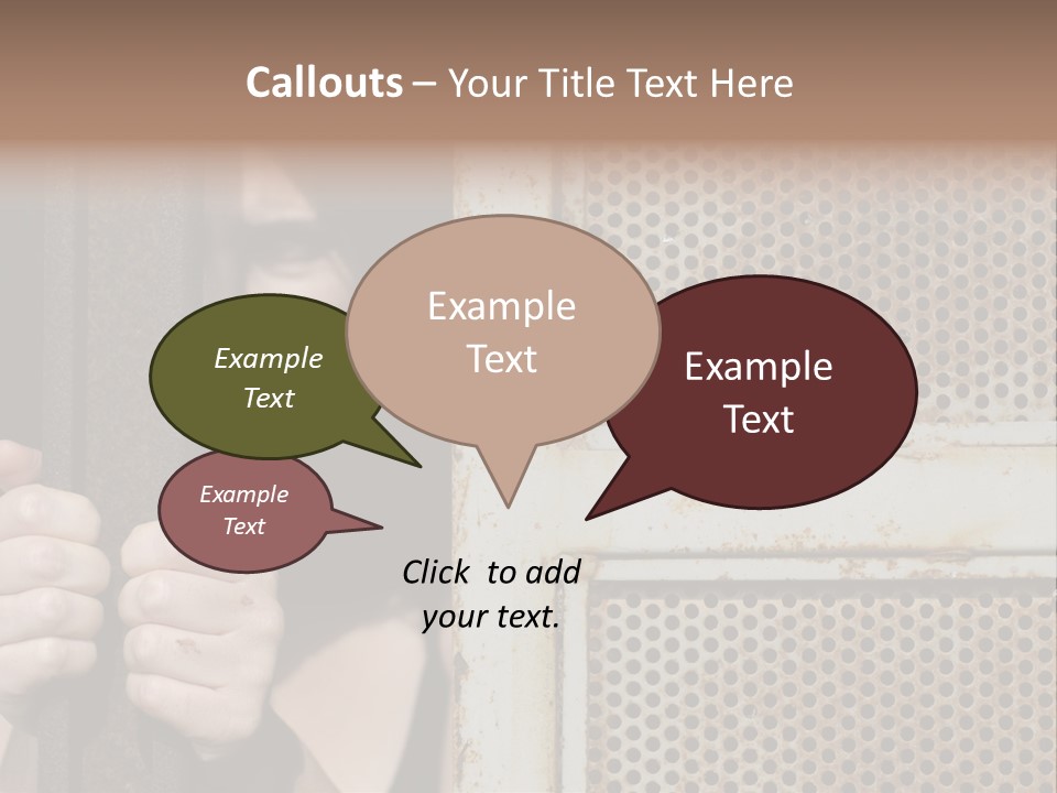 Terrorism Young Person PowerPoint Template
