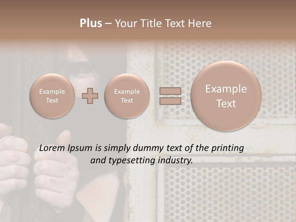 Terrorism Young Person PowerPoint Template