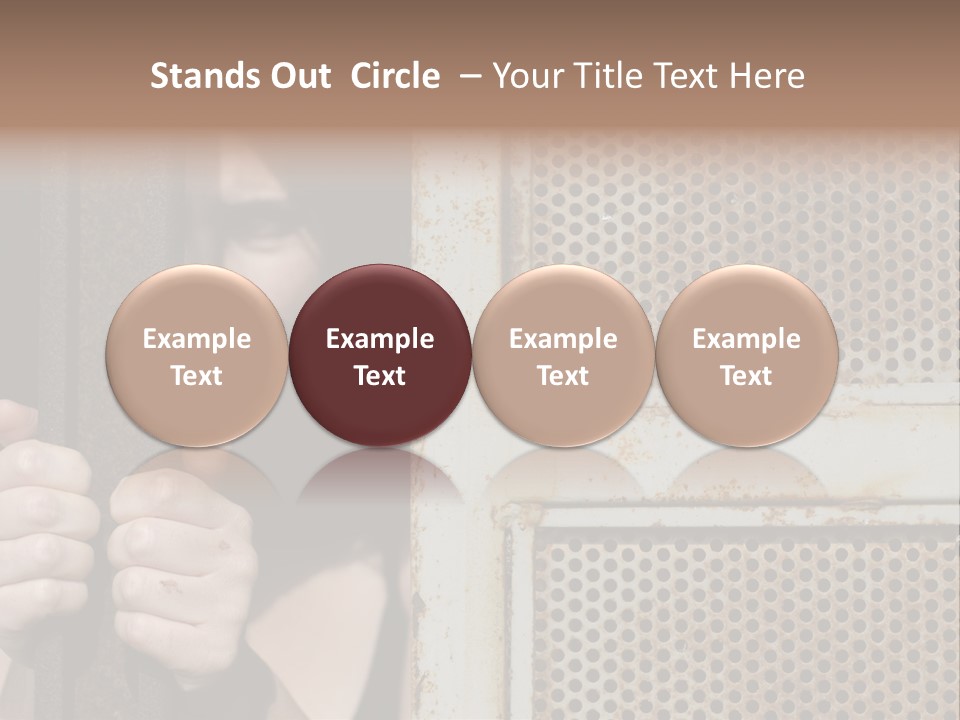 Terrorism Young Person PowerPoint Template