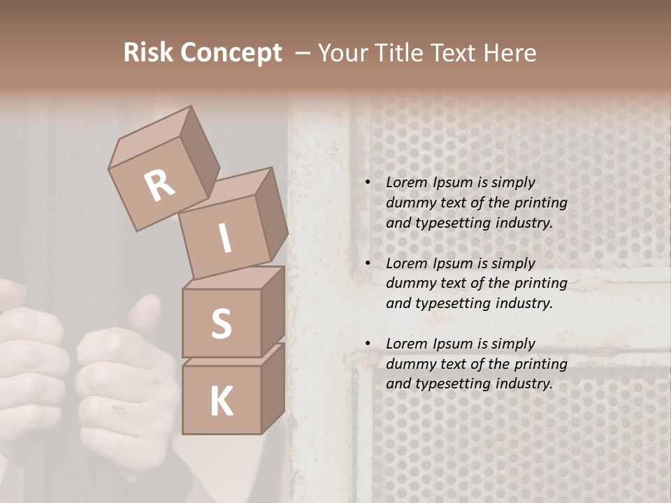 Terrorism Young Person PowerPoint Template