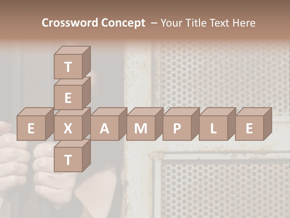Terrorism Young Person PowerPoint Template