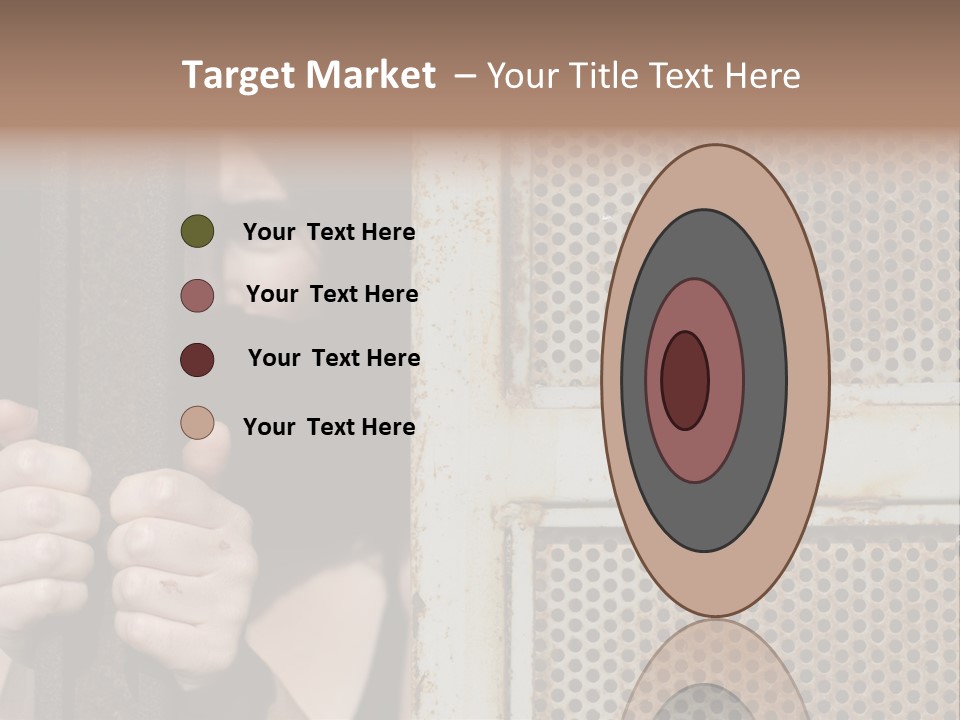 Terrorism Young Person PowerPoint Template