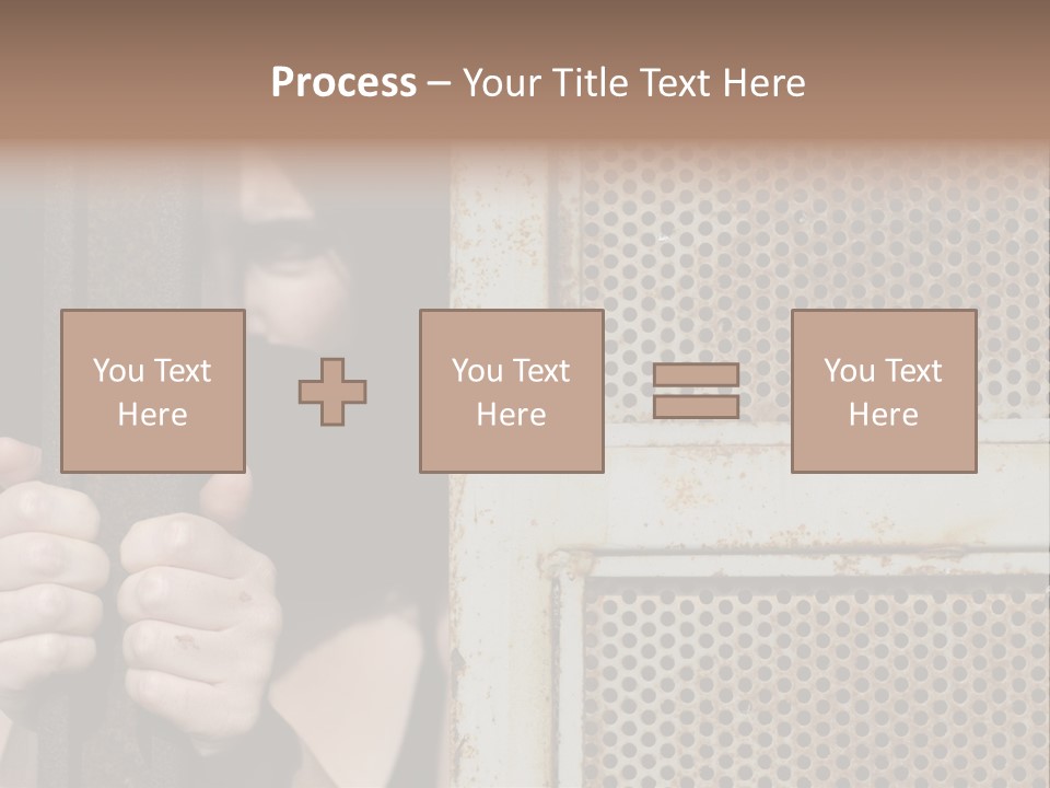 Terrorism Young Person PowerPoint Template