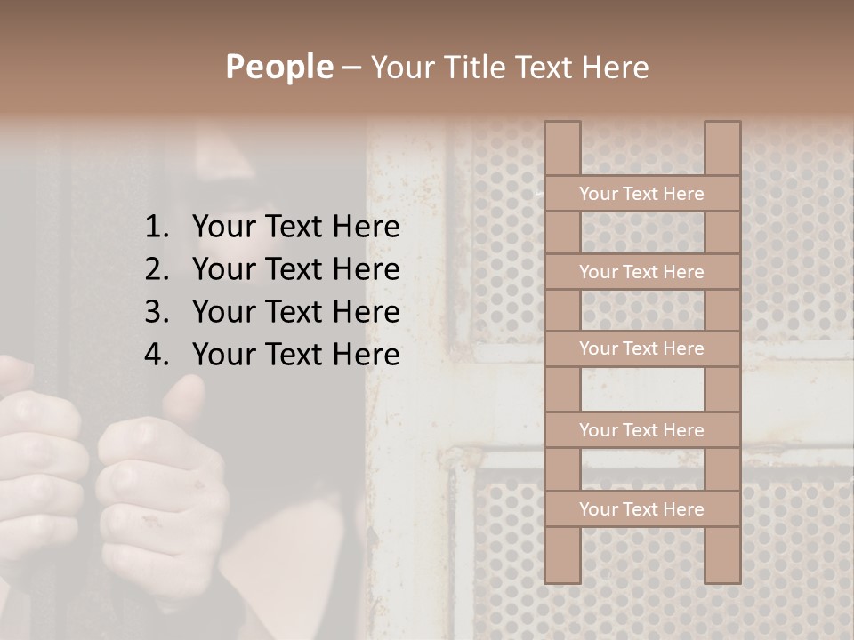 Terrorism Young Person PowerPoint Template