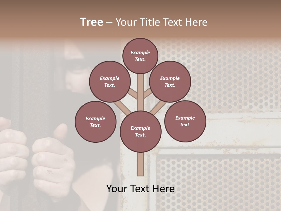 Terrorism Young Person PowerPoint Template