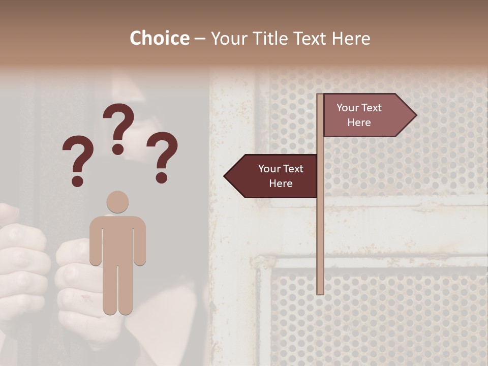 Terrorism Young Person PowerPoint Template