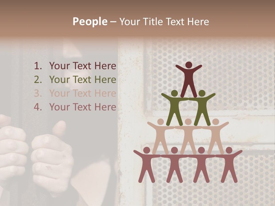 Terrorism Young Person PowerPoint Template