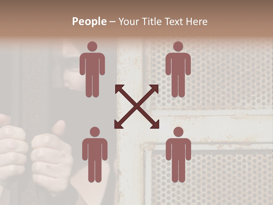Terrorism Young Person PowerPoint Template