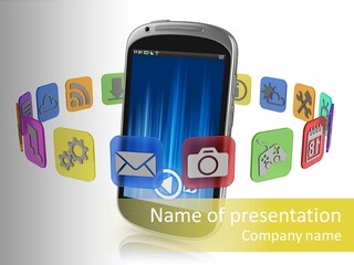 System Mobile Wireless PowerPoint Template