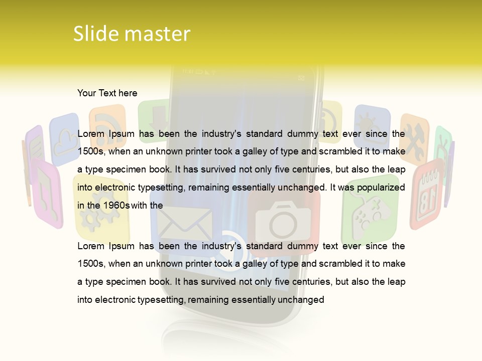 System Mobile Wireless PowerPoint Template
