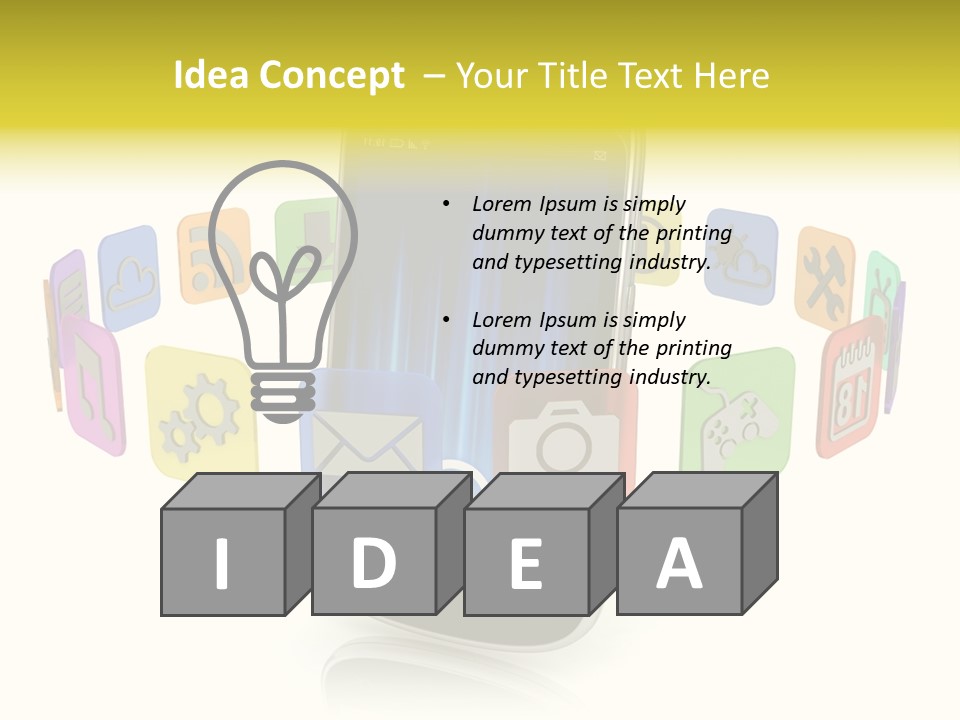 System Mobile Wireless PowerPoint Template